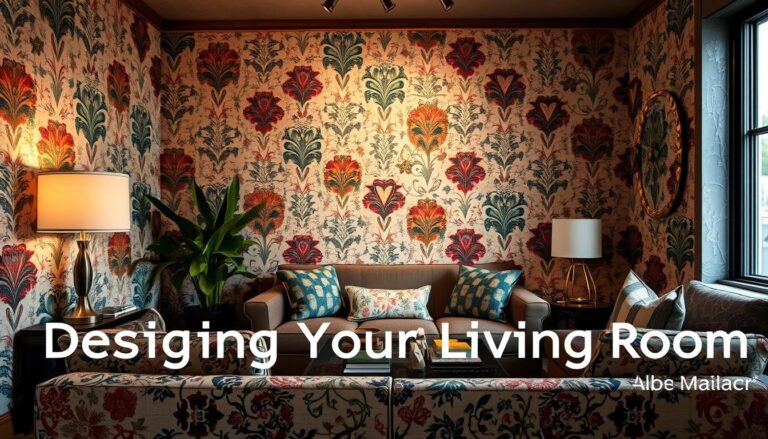 10 Trendy Living Room Wallpaper Styles for Compact Spaces