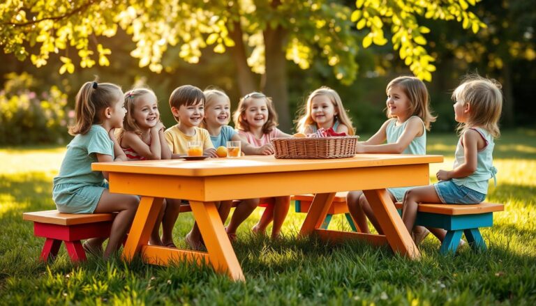 childrens folding picnic table