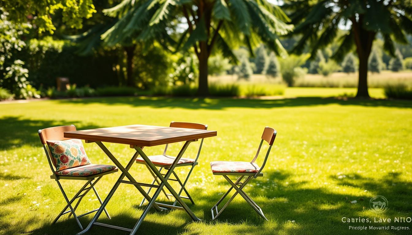 childs folding table and chairs