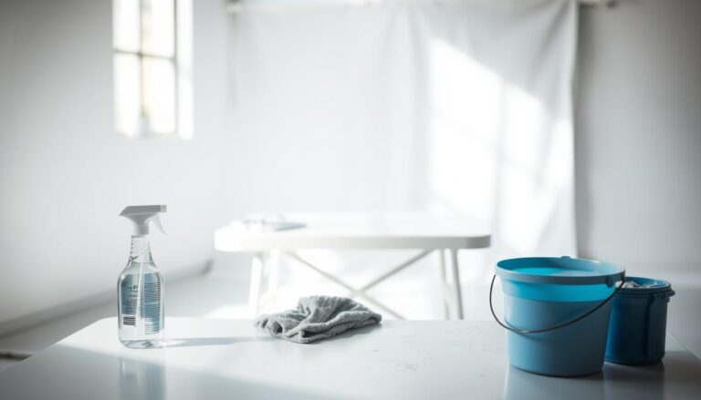 how to clean white plastic folding table