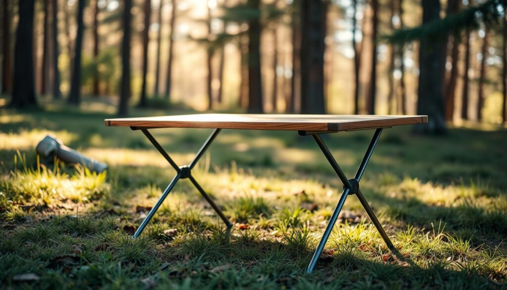 lightweight portable rectangular folding table