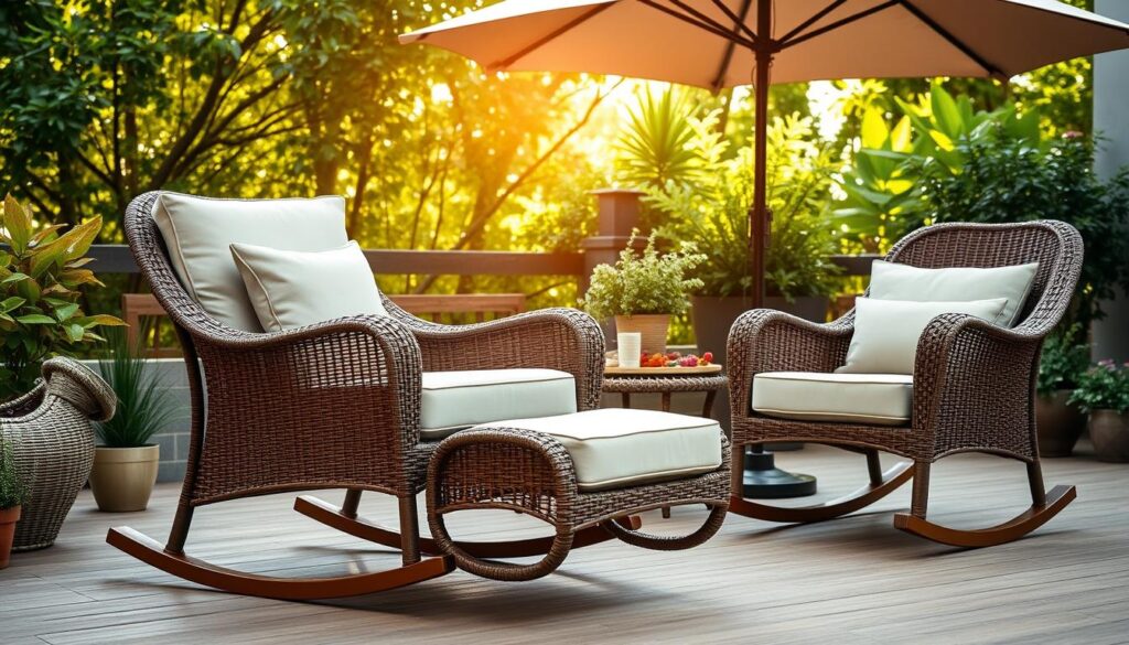 premium outdoor wicker rocker chairs premium outdoor wicker rocker chairs