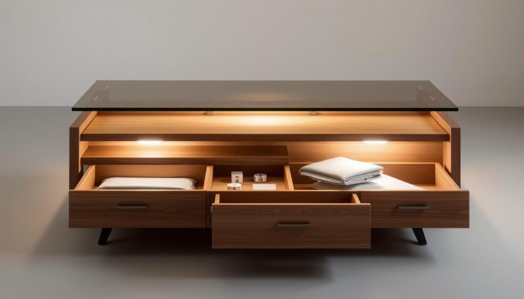 coffee table with storage