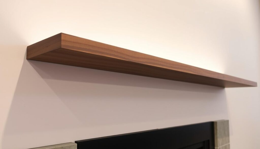 CustomMade 3-inch Thick Solid Wood Mantel Shelf