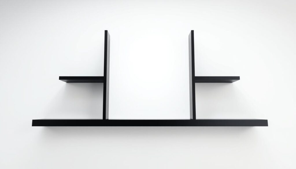 IKEA LACK Black Floating Shelves