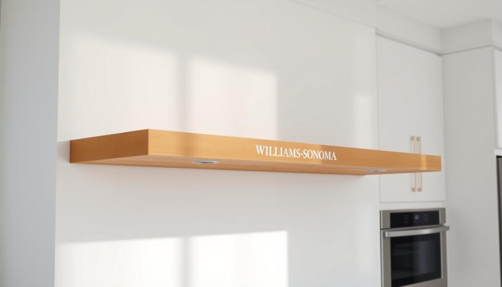 Williams-Sonoma Maple Butcher Block Floating Shelves Williams-Sonoma Maple Butcher Block Floating Shelves
