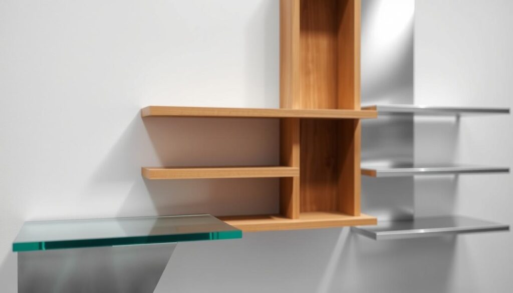 comparison of shelving materials