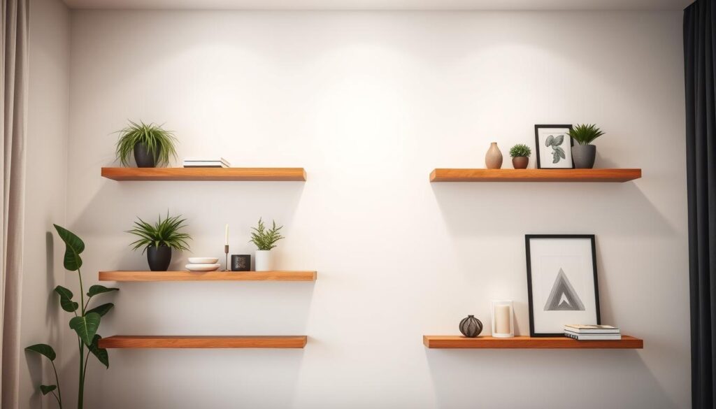 contemporary wooden floating shelves contemporary wooden floating shelves