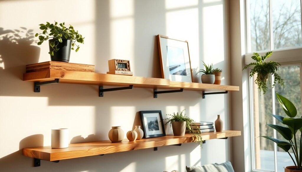 diy oak floating shelves diy oak floating shelves