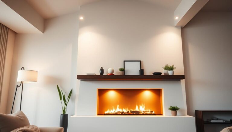 floating fireplace mantel shelves