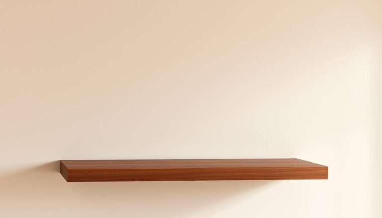 how to install walnut floating shelves