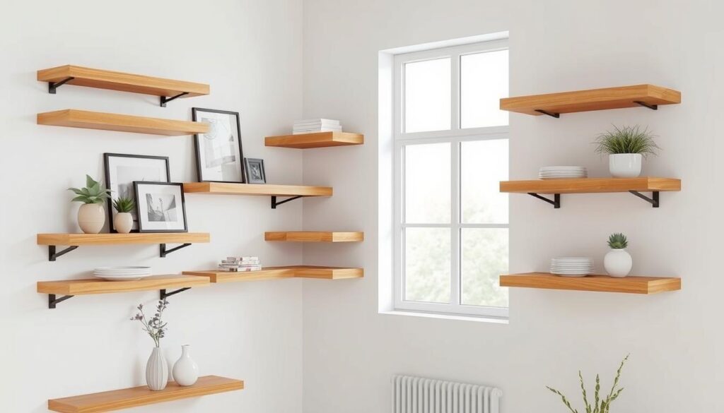 oak floating shelves design ideas oak floating shelves design ideas