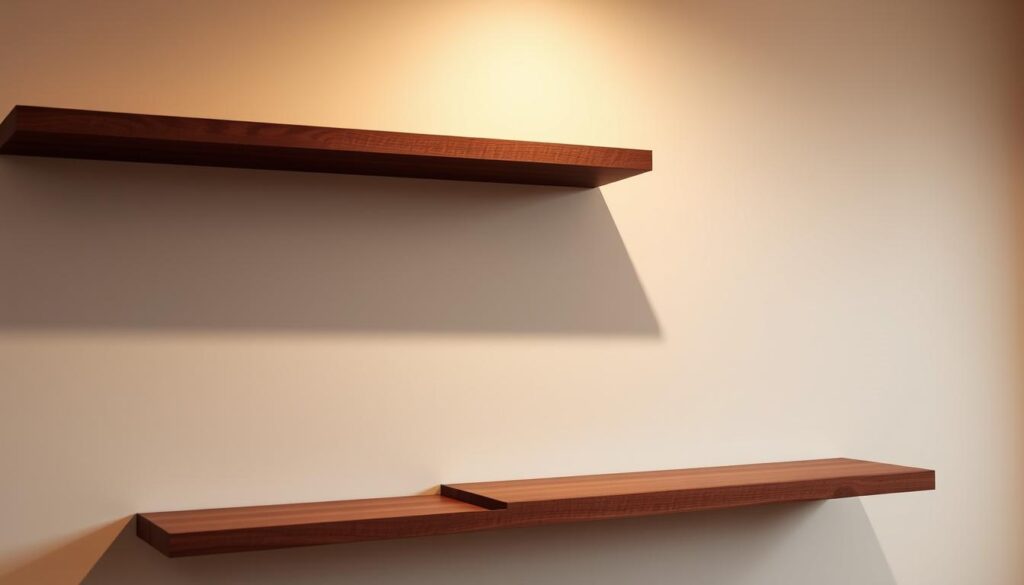 premium quality walnut shelves