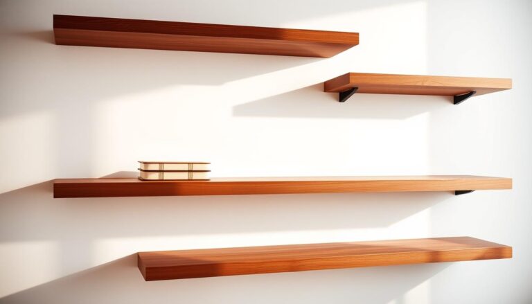 walnut floating shelves on Amazon