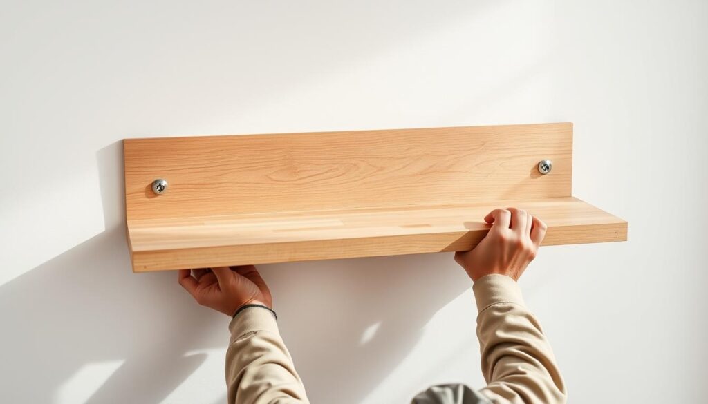 wooden shelf installation wooden shelf installation