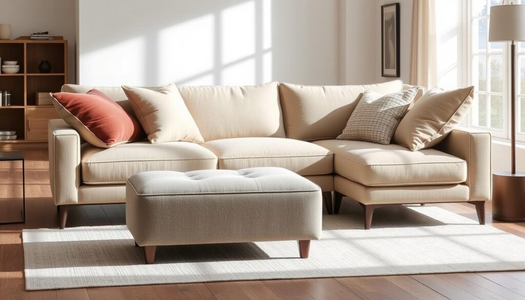 Sofa with Ottoman Material Guide