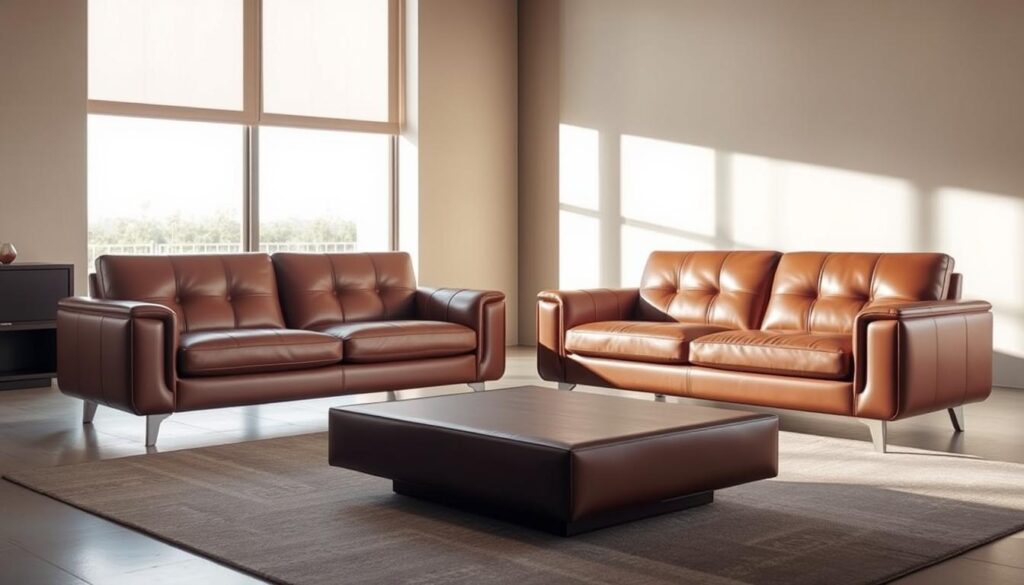 affordable Italian leather sofas