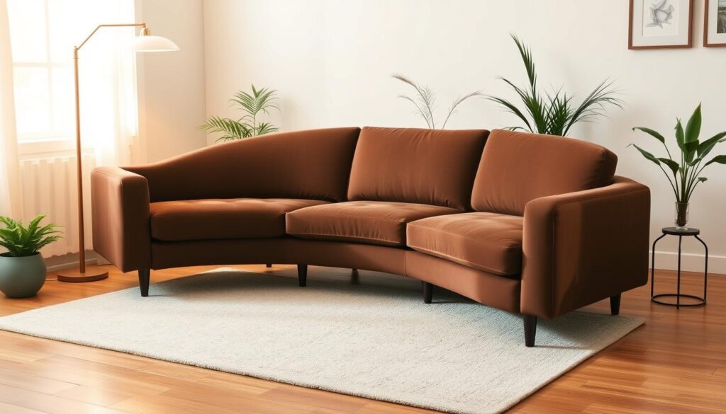 affordable semi circle sofa