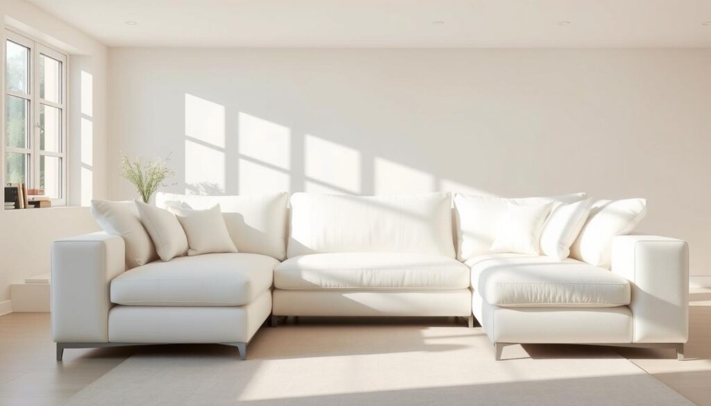 affordable white sectional sofa