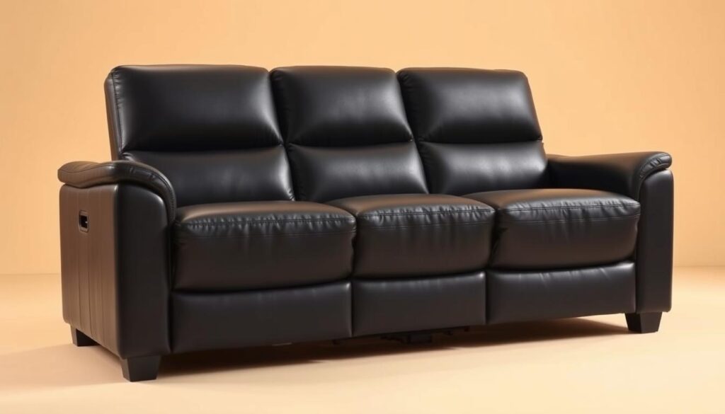 black reclining sofa price guide