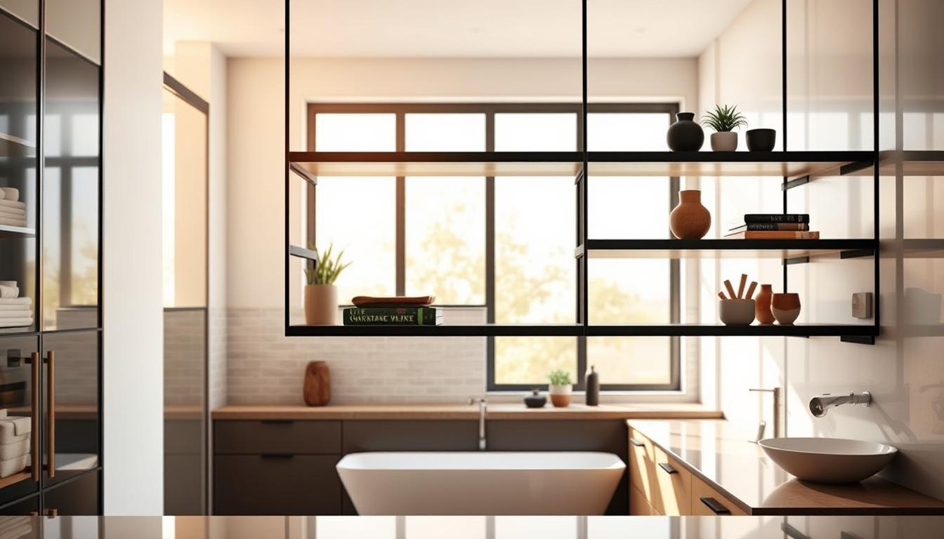 floating shelves metal