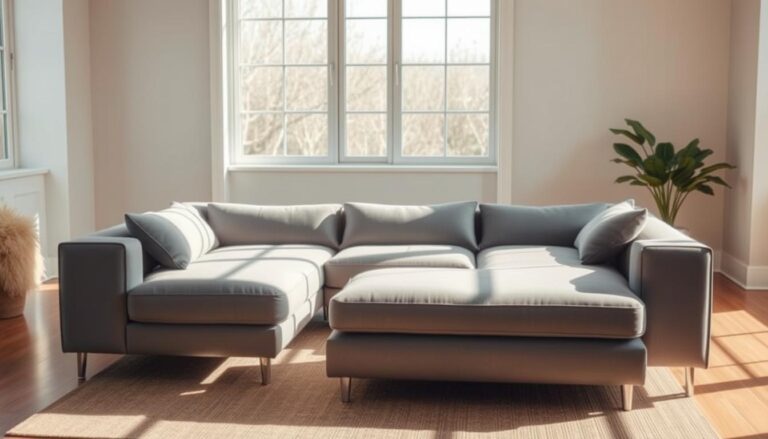 grey sectional sofa
