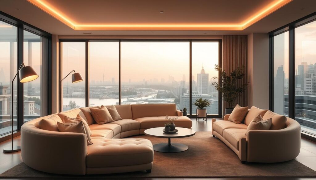 luxury semi circle sofa