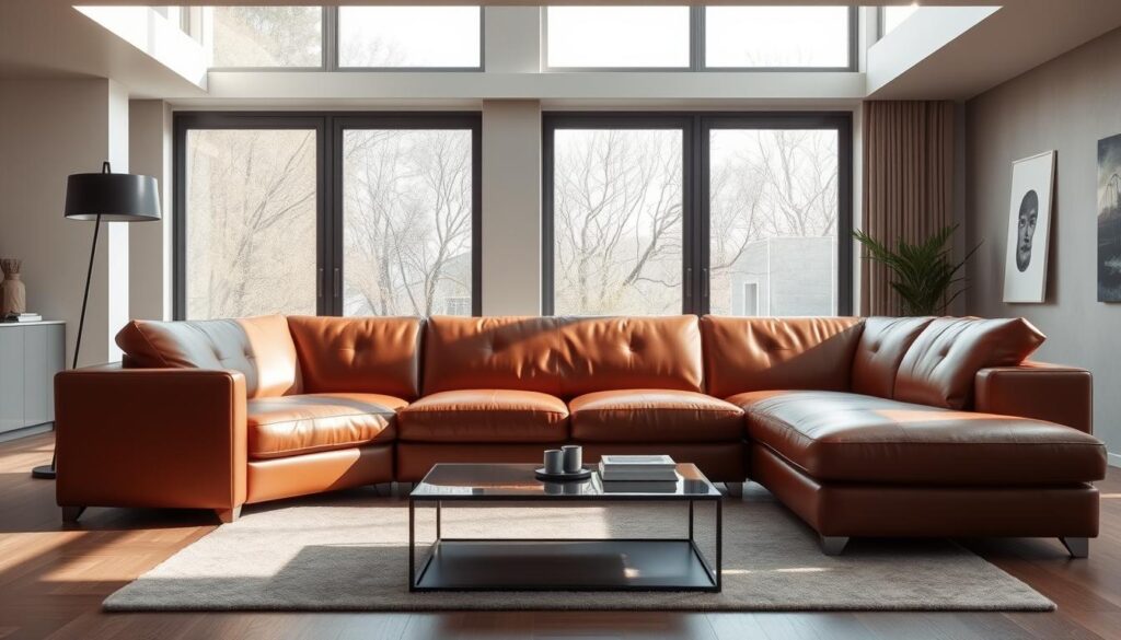 modern Italian leather sofas