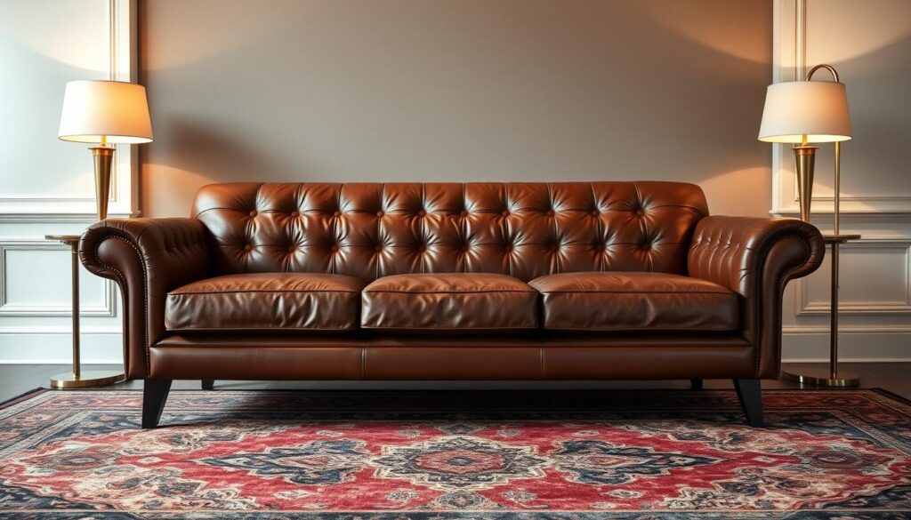 premium Italian leather sofa