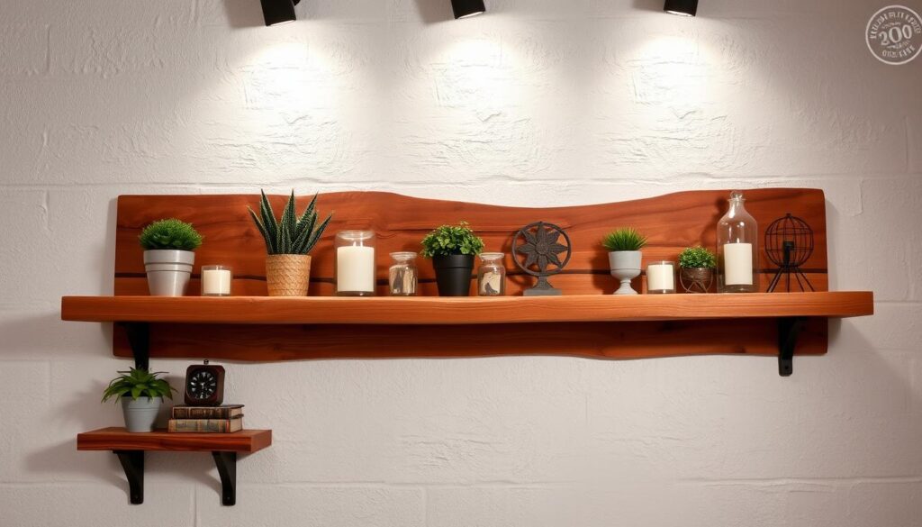 rustic custom floating shelves rustic custom floating shelves