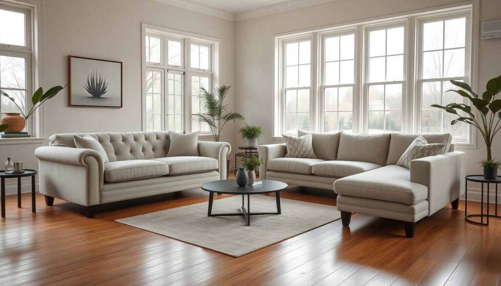 semi circle sofa vs sectional
