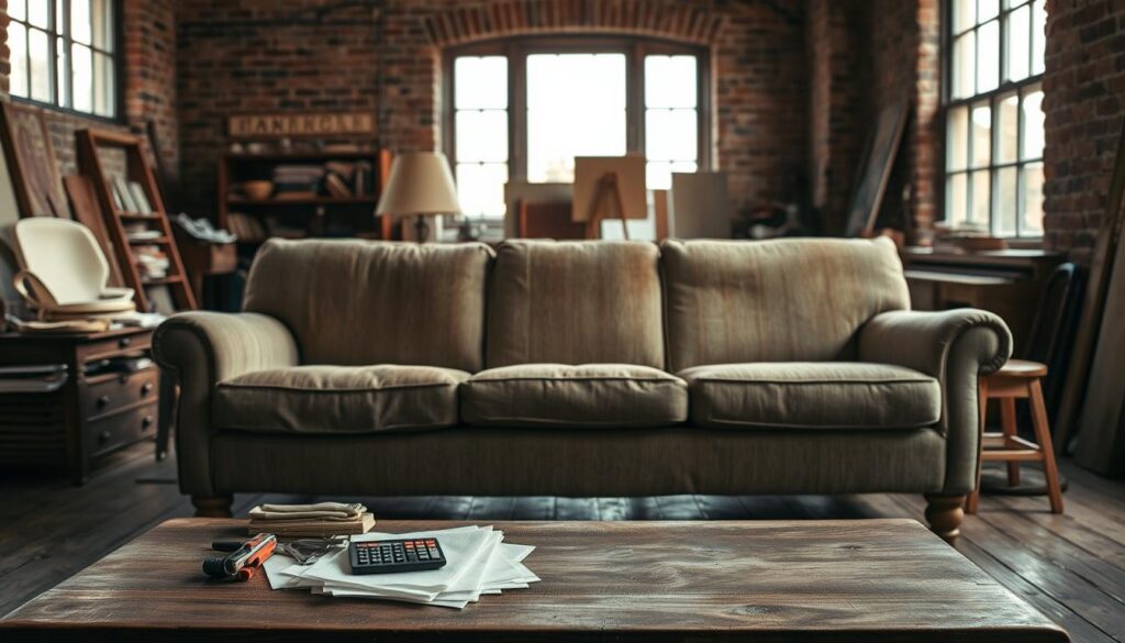 sofa reupholstery cost