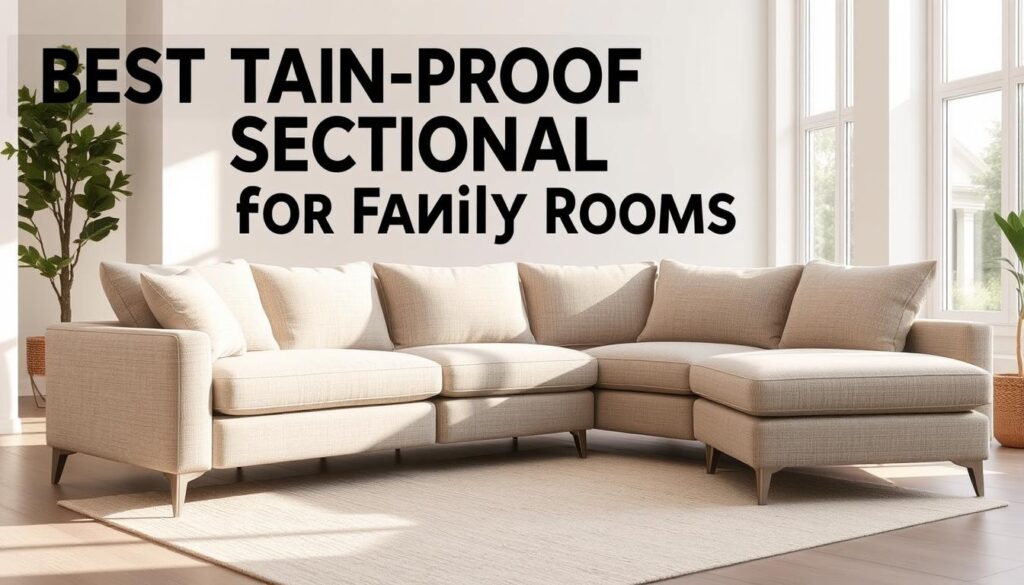stain proof sectional sofas