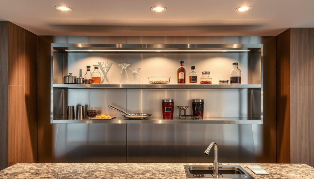 stainless steel floating shelves stainless steel floating shelves