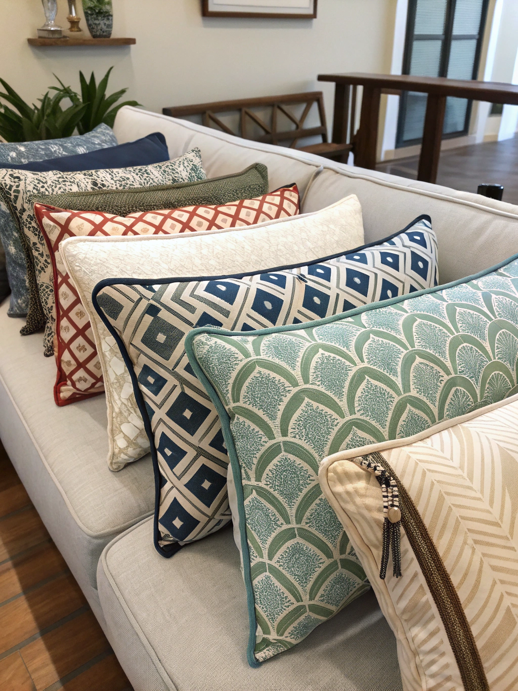 zippered sofa cushion covers