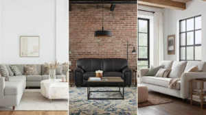 Styling ideas with furniture covers for reclining sofas in Scandinavian, industrial and farmhouse décor