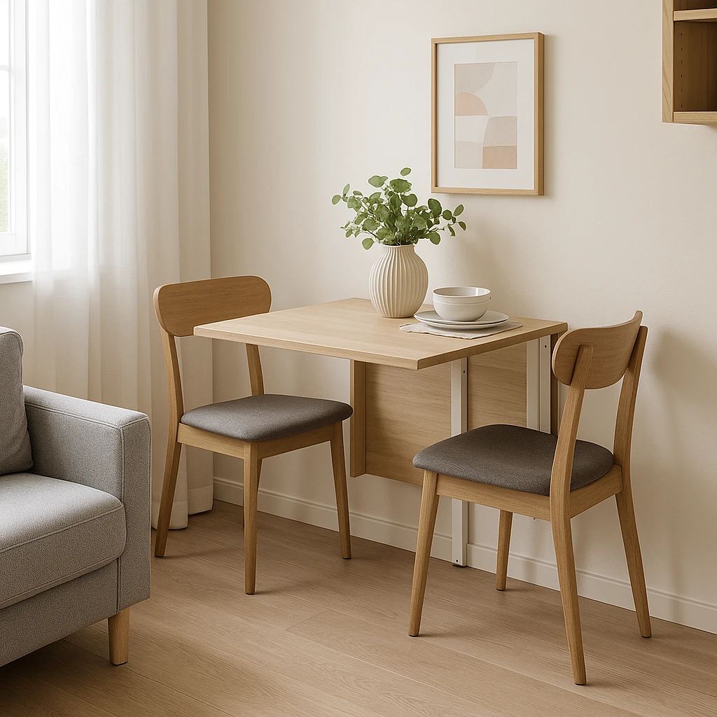 cozy dining area featuring a folding dining table