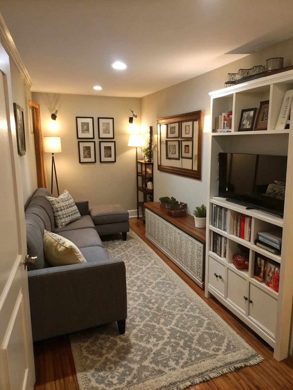 Narrow living room dimensions and spacing guide