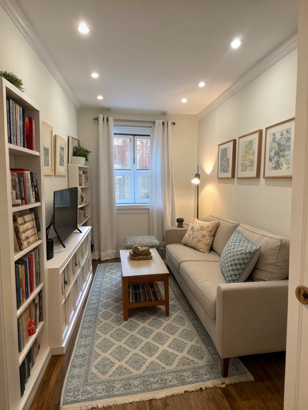 narrow living room layout ideas