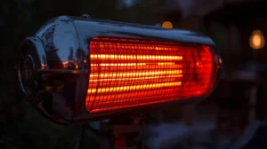 Infrared outdoor electric heater for patio heating