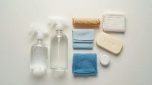 safe cleaning supplies for faux leather sofas