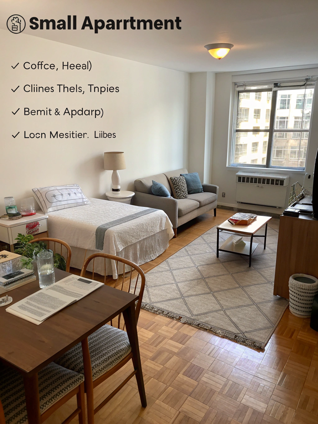 Small apartment furniture dimensions guide