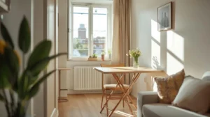 how to choose a folding table for small spaces and apartments