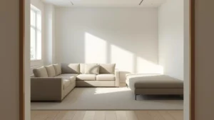 Convertible sofa and sectional seating designed for small apartment living rooms